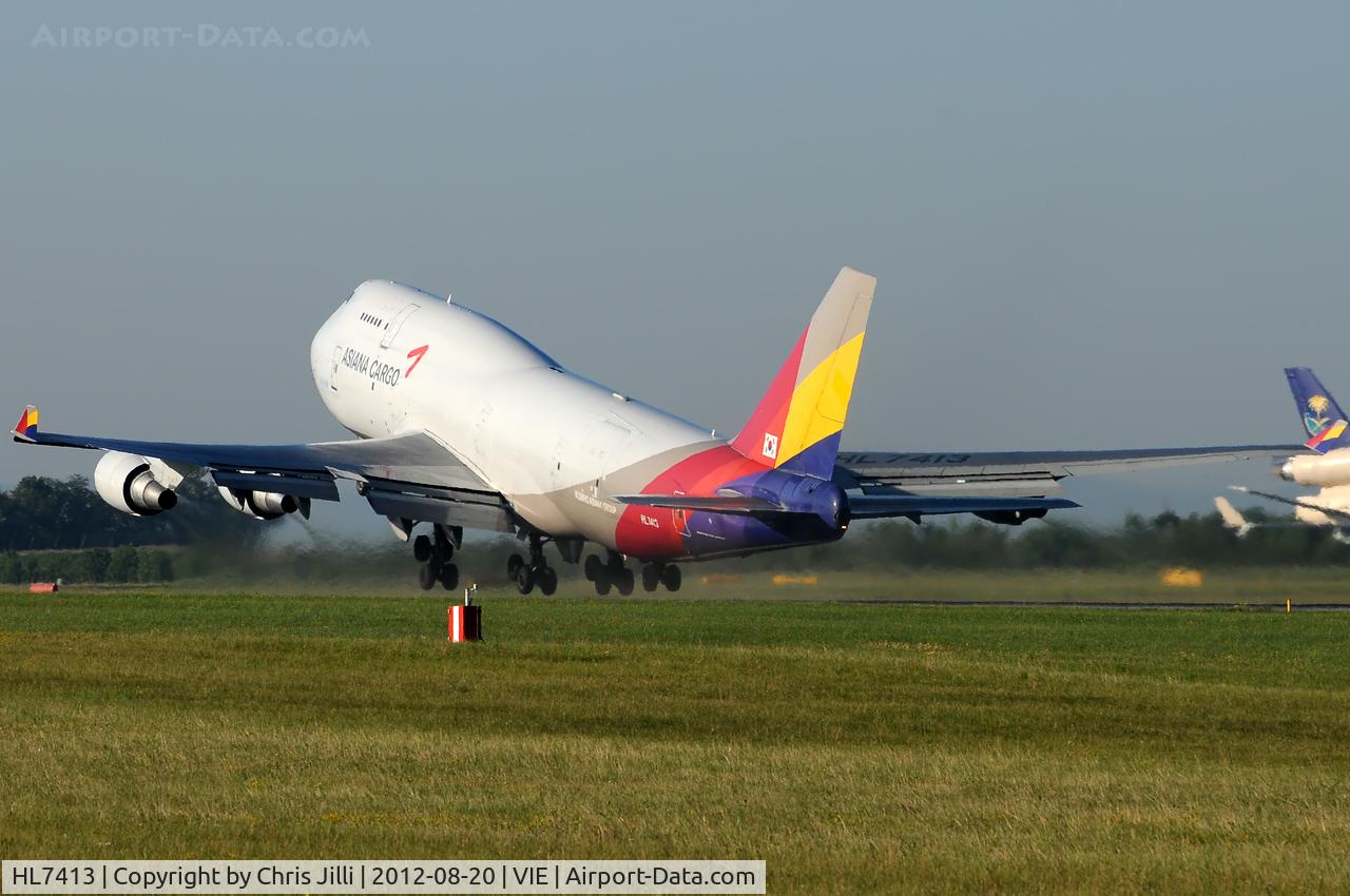 HL7413, 1991 Boeing 747-48ESF C/N 25405, Asiana Cargo