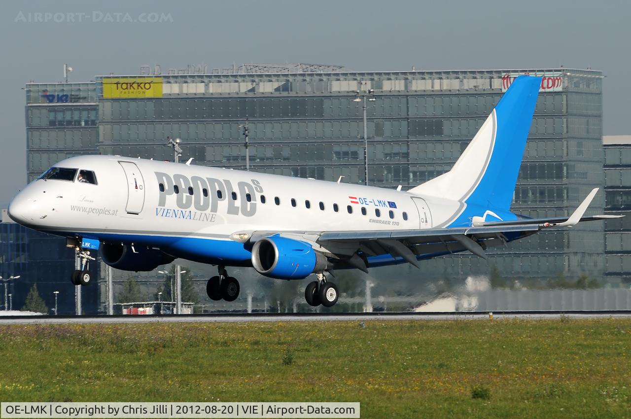 OE-LMK, 2006 Embraer 170LR (ERJ-170-100LR) C/N 17000150, People's Viennaline