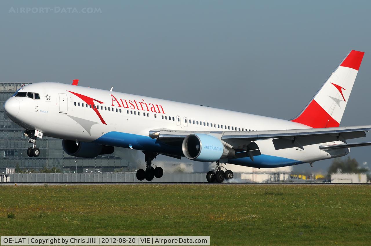 OE-LAT, 1991 Boeing 767-31A C/N 25273, Austrian Airlines