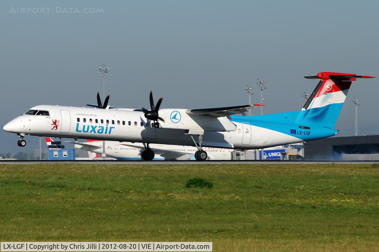 LX-LGF, 2011 De Havilland Canada DHC-8-402Q Dash 8 C/N 4349, Luxair