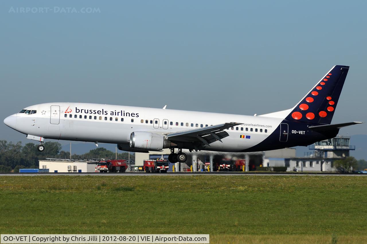 OO-VET, 1998 Boeing 737-4Q8 C/N 28202, Brussels Airlines