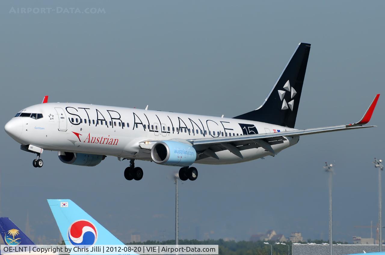 OE-LNT, 2006 Boeing 737-8Z9 C/N 33834, Austrian Airlines