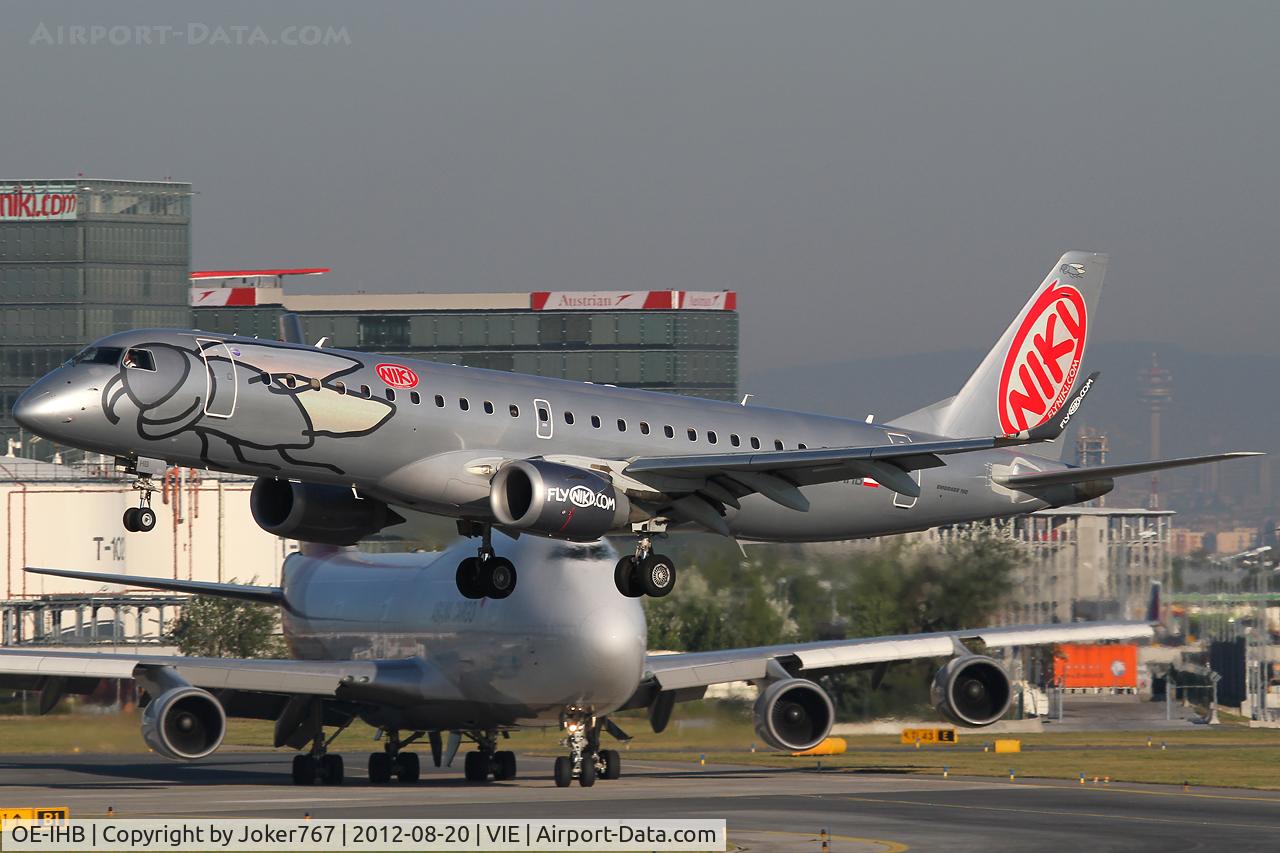 OE-IHB, 2009 Embraer 190LR (ERJ-190-100LR) C/N 19000294, NIKI