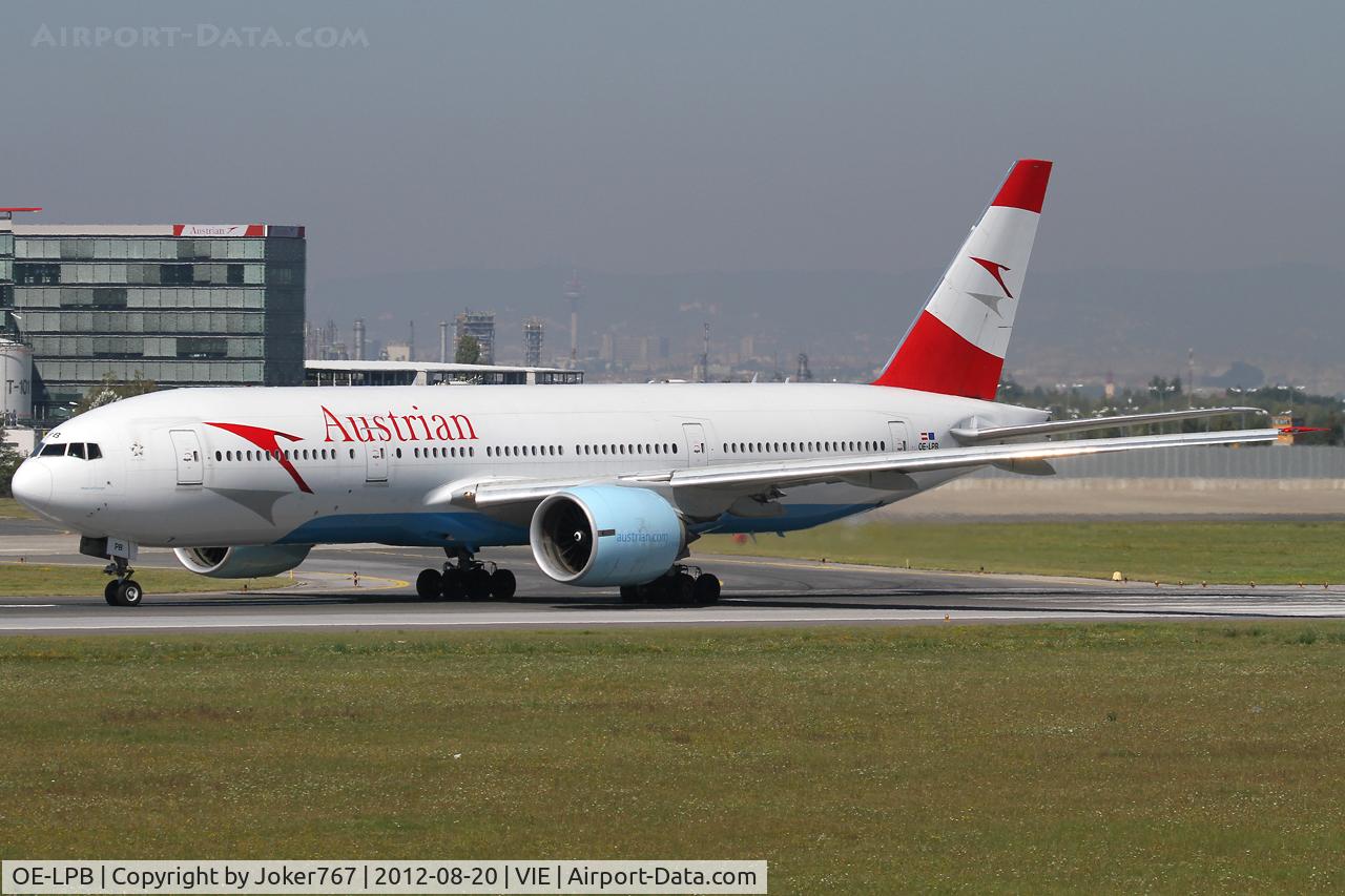 OE-LPB, 1998 Boeing 777-2Z9/ER C/N 28699, Austrian Airlines
