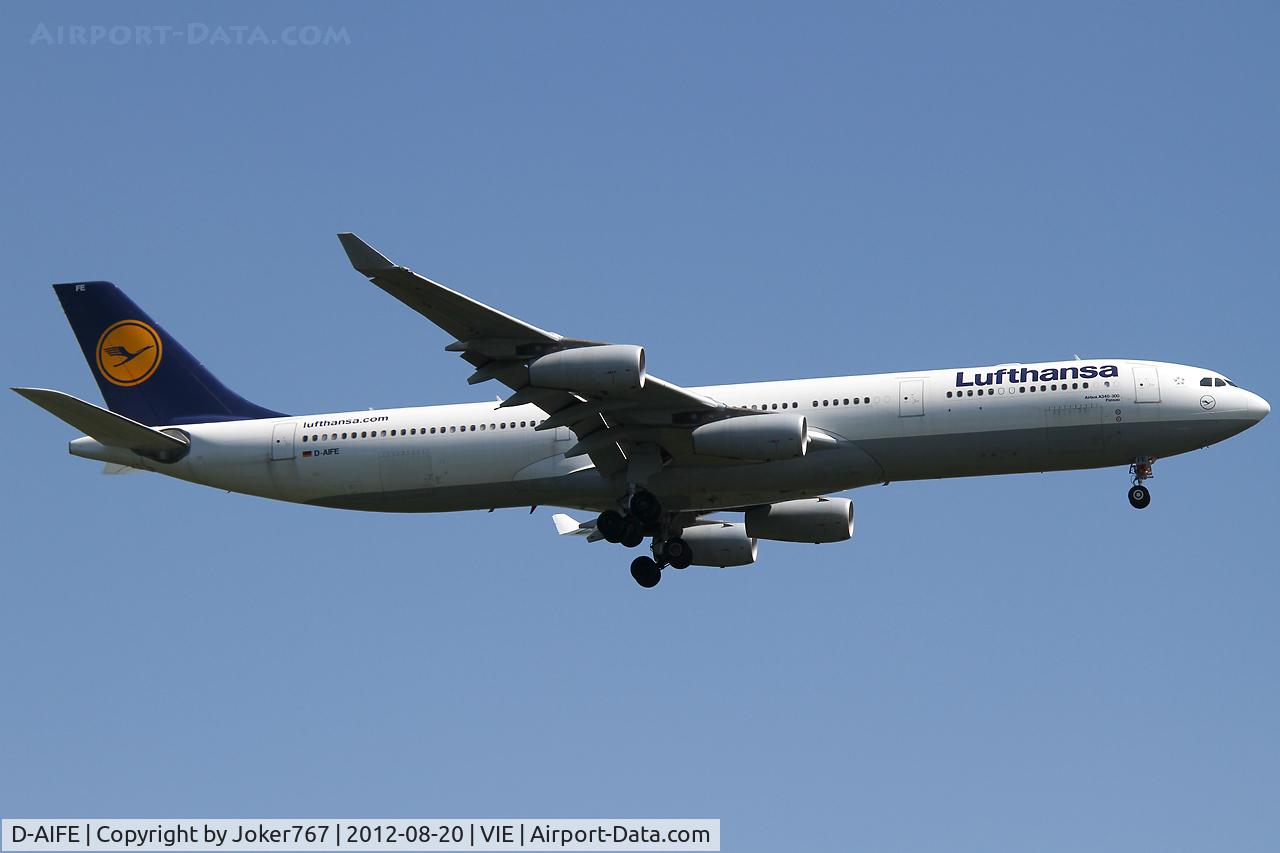 D-AIFE, 2001 Airbus A340-313X C/N 434, Lufthansa