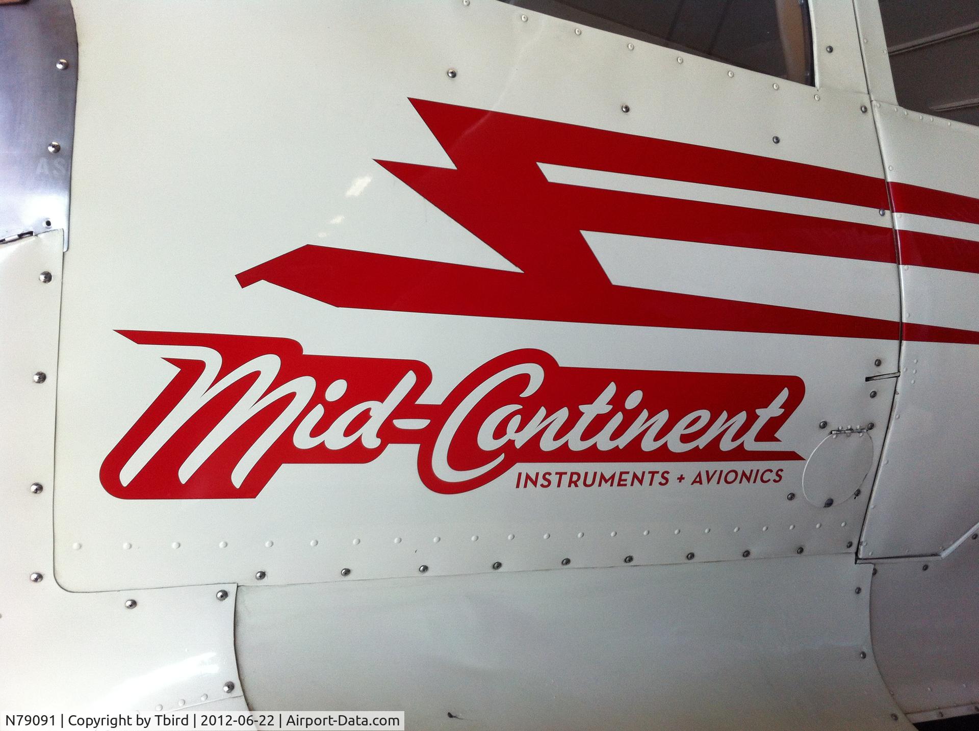 N79091, 1941 Beech D17S Staggerwing C/N 1020, New graphics she belongs to Mid-Continent Instruments & Avionics now.