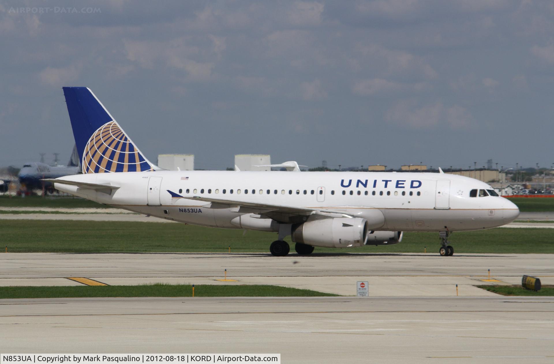 N853UA, 2002 Airbus A319-131 C/N 1688, Airbus A319