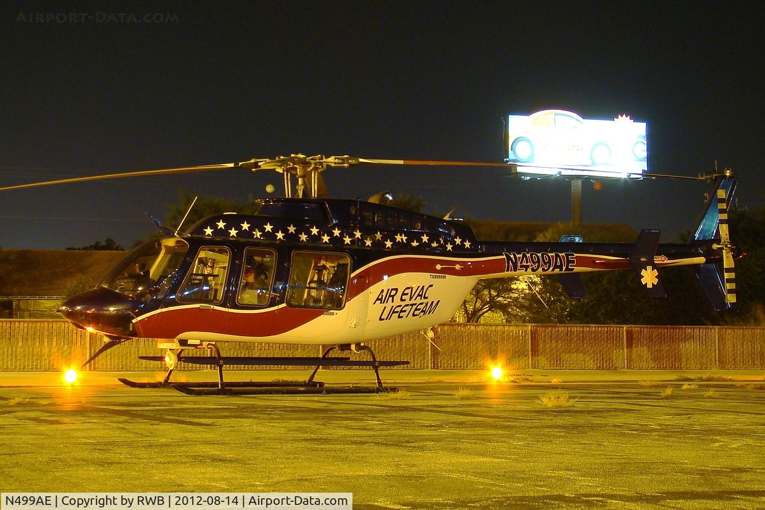 N499AE, Bell 407 C/N 53367, Parked, NE Baptist Hospital
