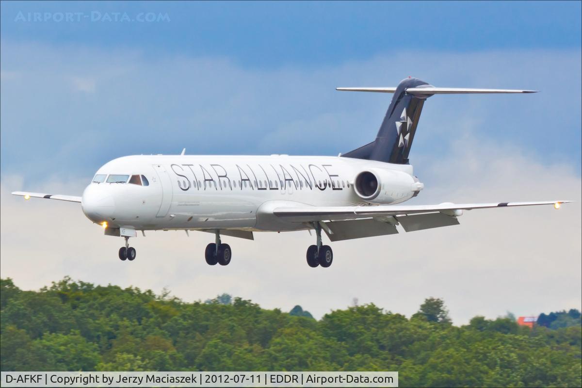 D-AFKF, 1994 Fokker 100 (F-28-0100) C/N 11470, Fokker 100