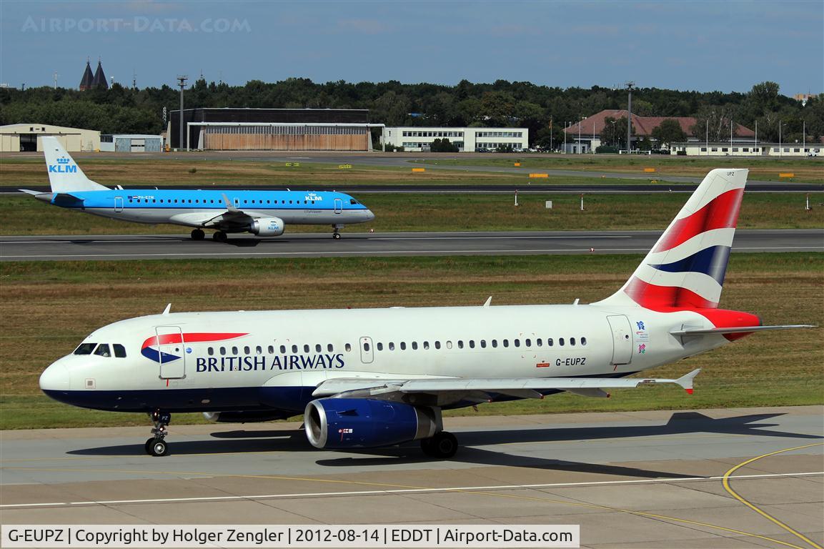G-EUPZ, 2001 Airbus A319-131 C/N 1510, Expecting take-off on rwy 08R....