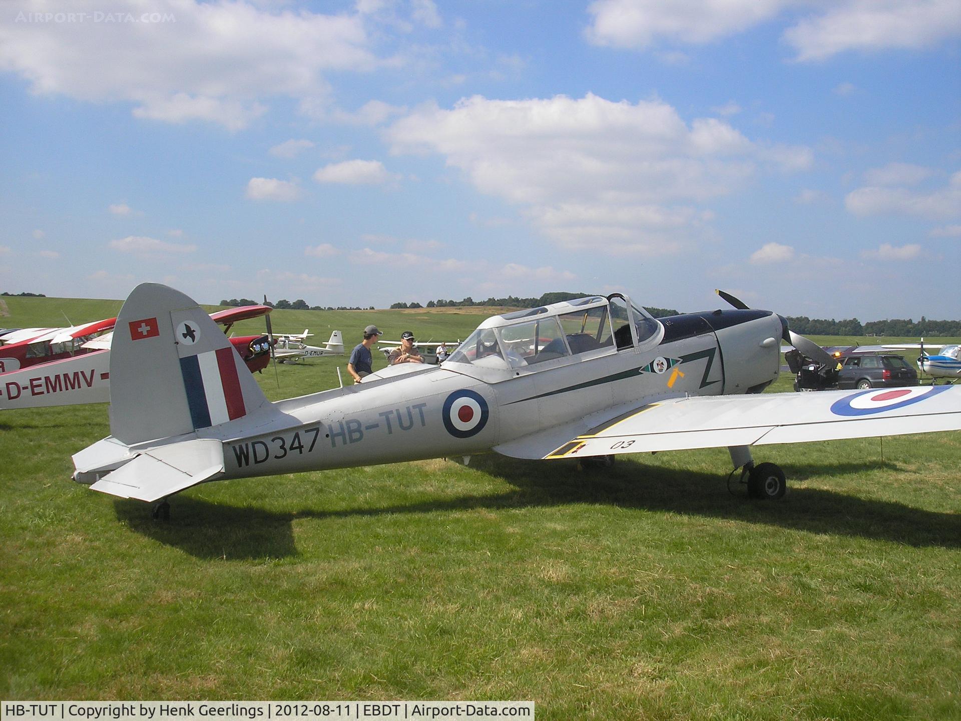 HB-TUT, 1951 De Havilland DHC-1 Chipmunk T.10 C/N C1/0284, Schaffen Diest Fly In