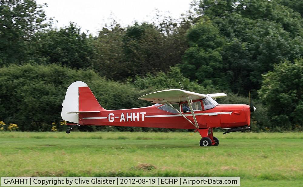 G-AHHT, 1946 Auster J-1N Alpha C/N 2022, Originally owned to, Auster Aircraft Ltd in May 1946 and currently a Trustee of, Southdowns Auster Group since August 1993.