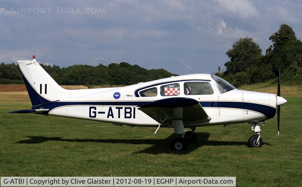 G-ATBI, 1965 Beech A23 C/N M-696, Once owned to, Eagle Aircraft Services Ltd in September 1968 and currently a Trustee of, Three Musketeers Flying Group since April 1999.