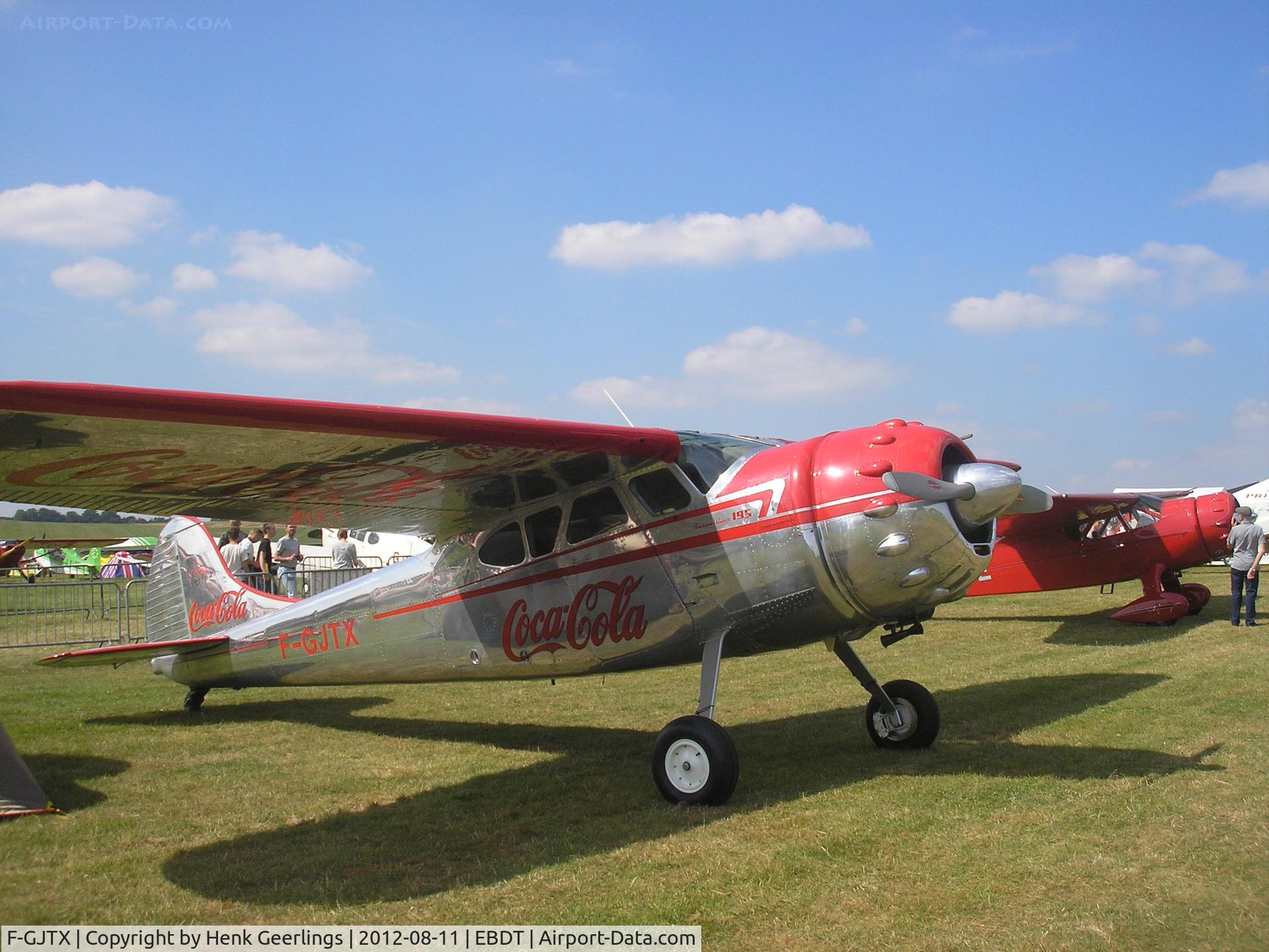 F-GJTX, 1950 Cessna 195 C/N 7496, Schaffen Diest Fly In