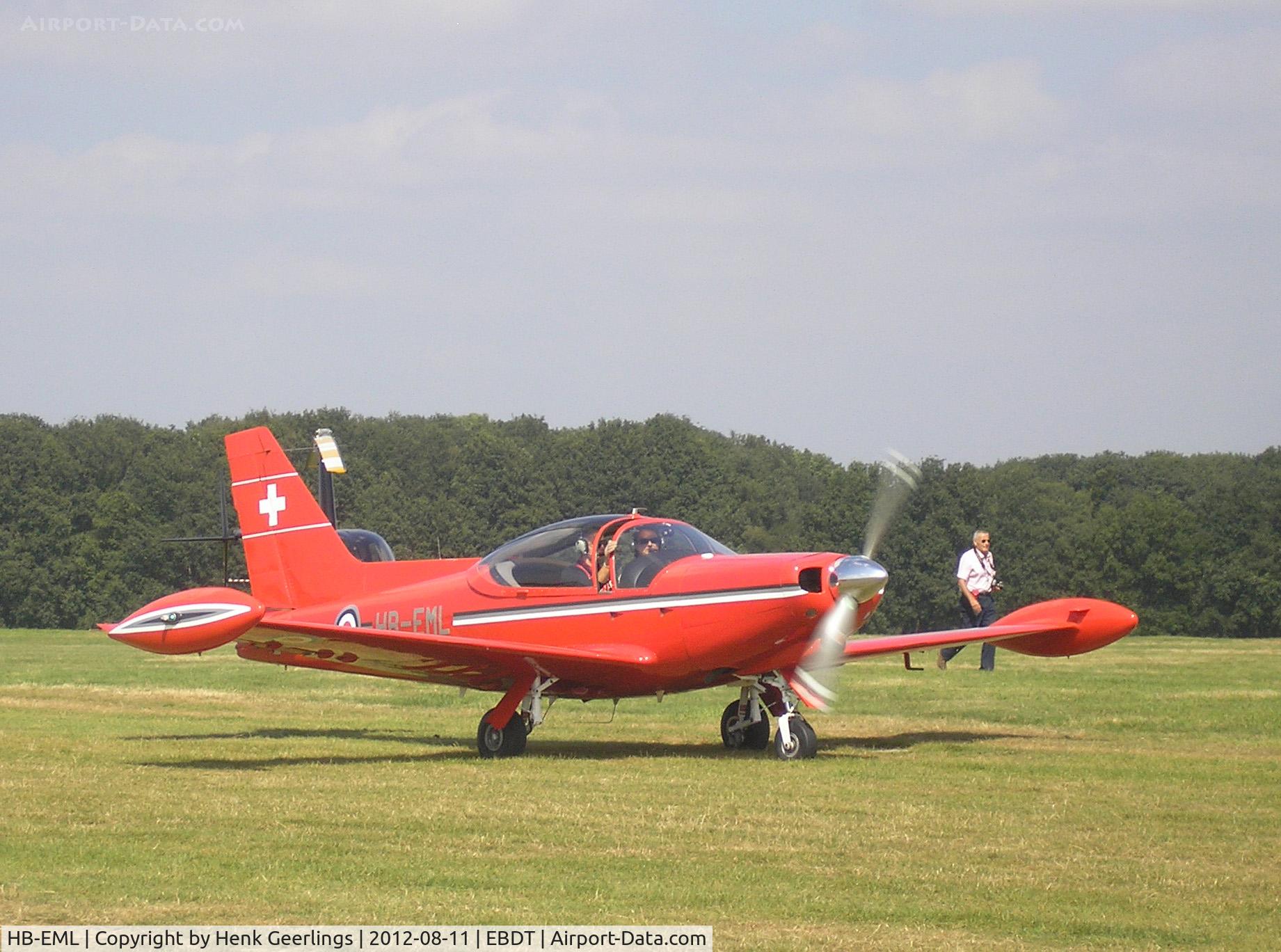 HB-EML, 1966 SIAI-Marchetti F-260 C/N 502, Schaffen Diest Fly In