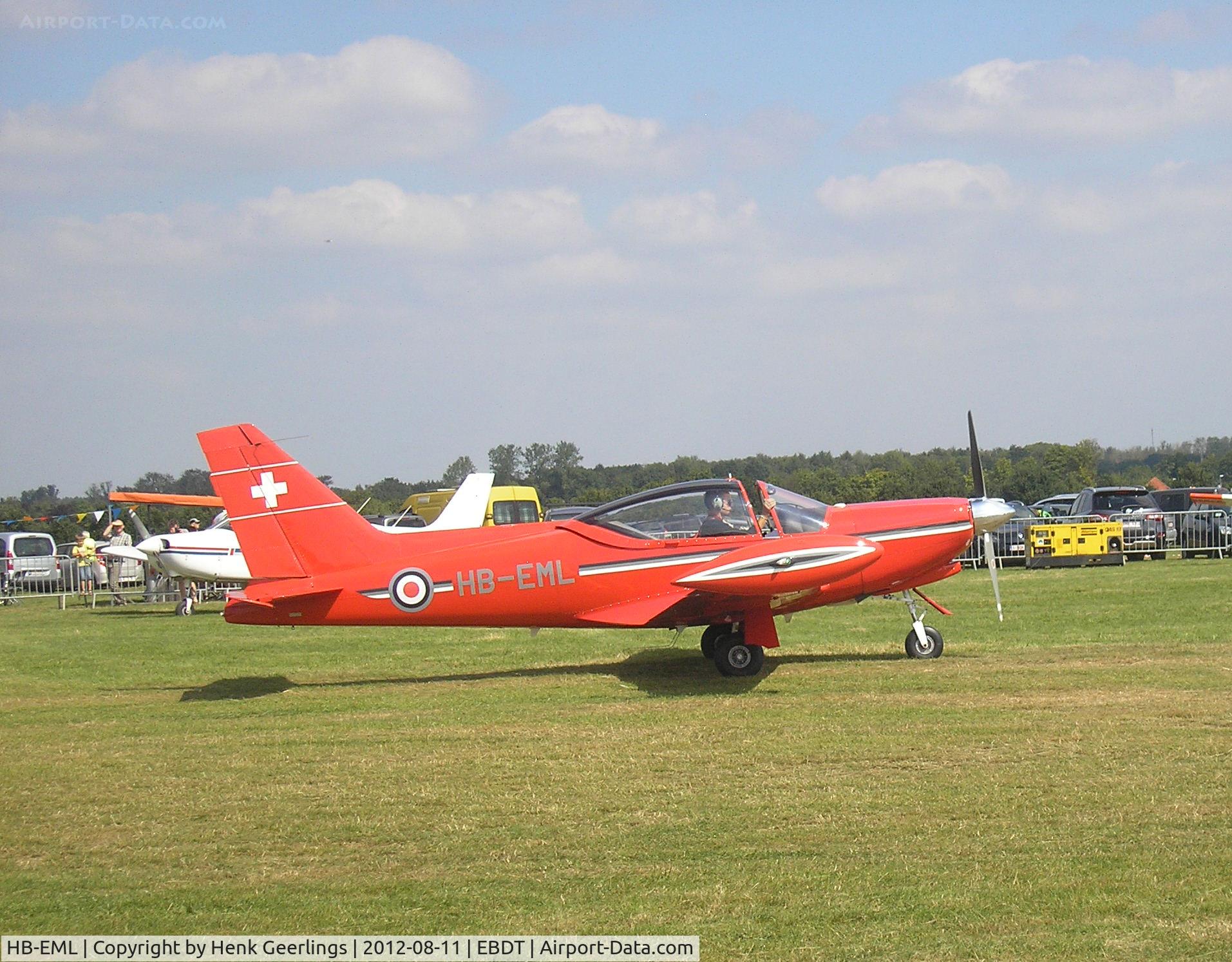 HB-EML, 1966 SIAI-Marchetti F-260 C/N 502, Schaffen Diest Fly In