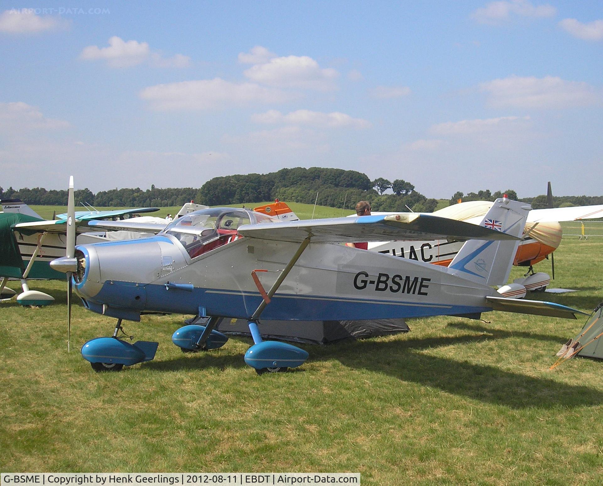 G-BSME, 1966 Bolkow Bo-208C Junior C/N 596, Schaffen Diest Fly In