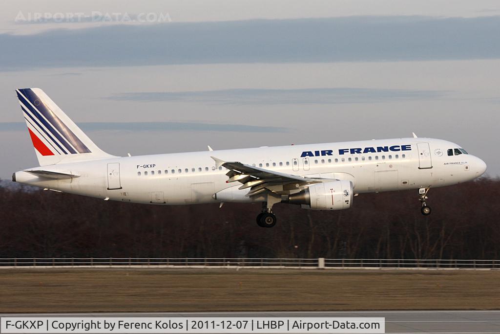 F-GKXP, 2008 Airbus A320-214 C/N 3470, Ferihegy
