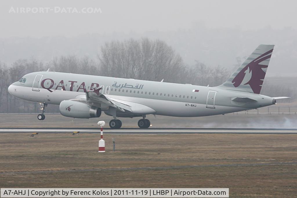 A7-AHJ, 2011 Airbus A320-232 C/N 4784, Ferihegy