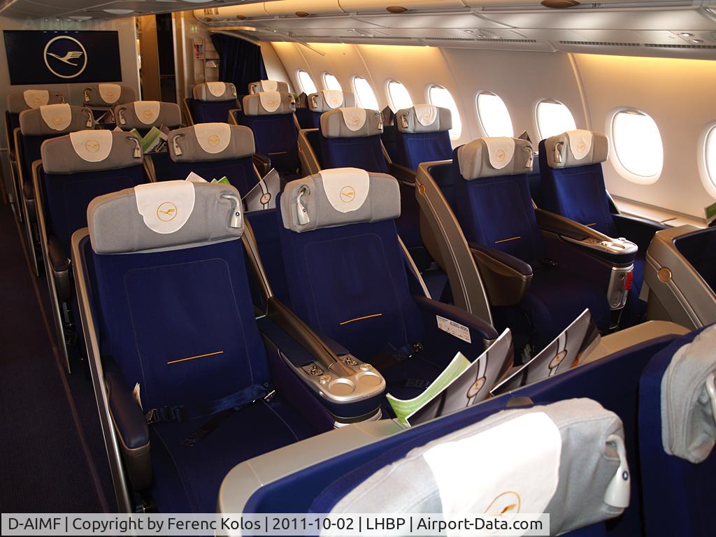 D-AIMF, 2011 Airbus A380-841 C/N 066, Ferihegy