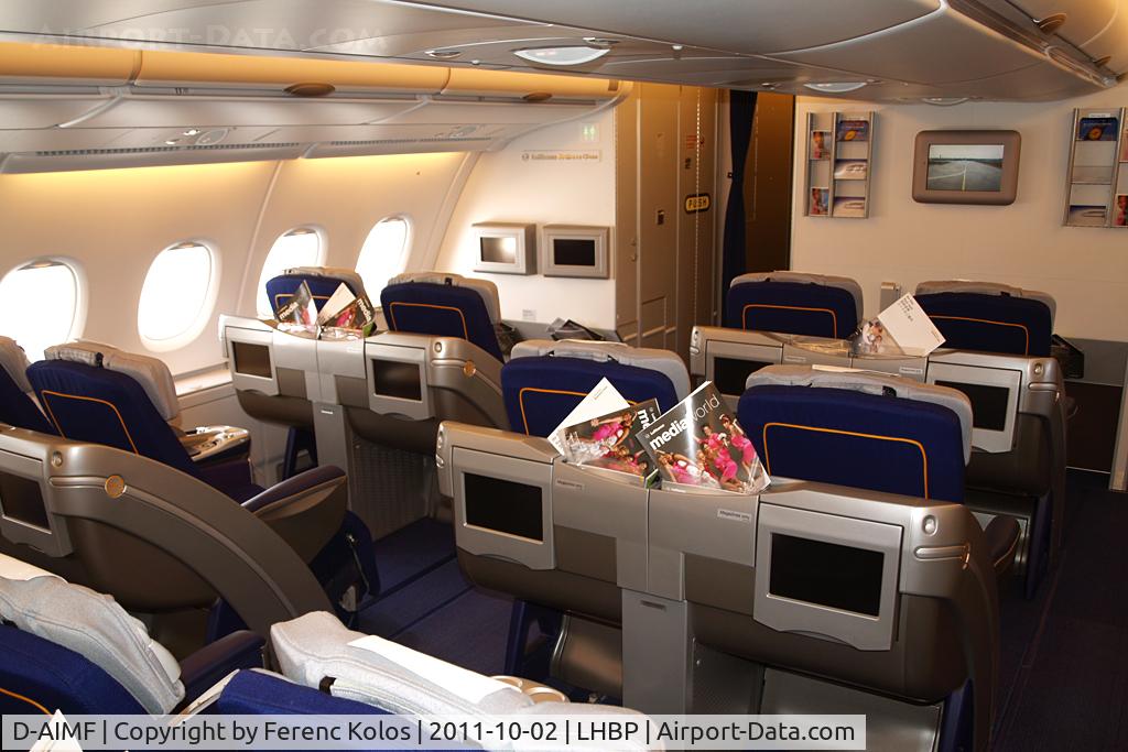 D-AIMF, 2011 Airbus A380-841 C/N 066, Ferihegy