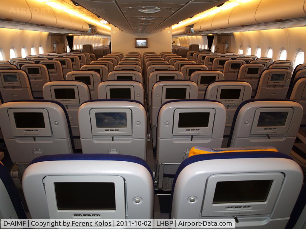 D-AIMF, 2011 Airbus A380-841 C/N 066, Ferihegy