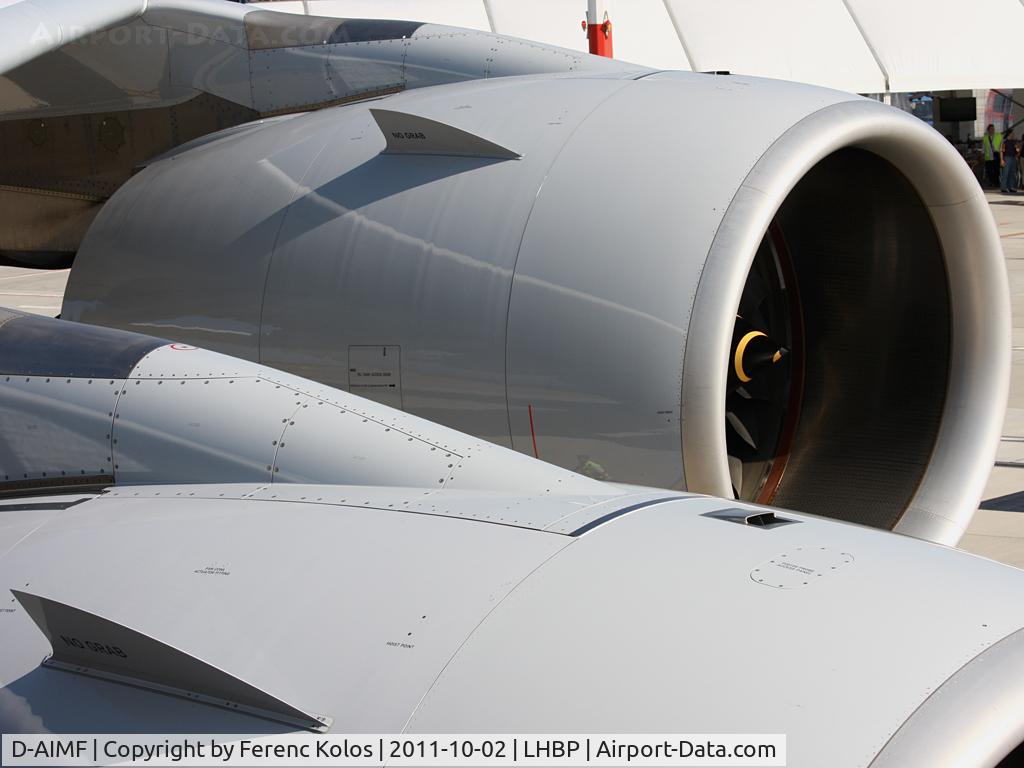 D-AIMF, 2011 Airbus A380-841 C/N 066, Ferihegy