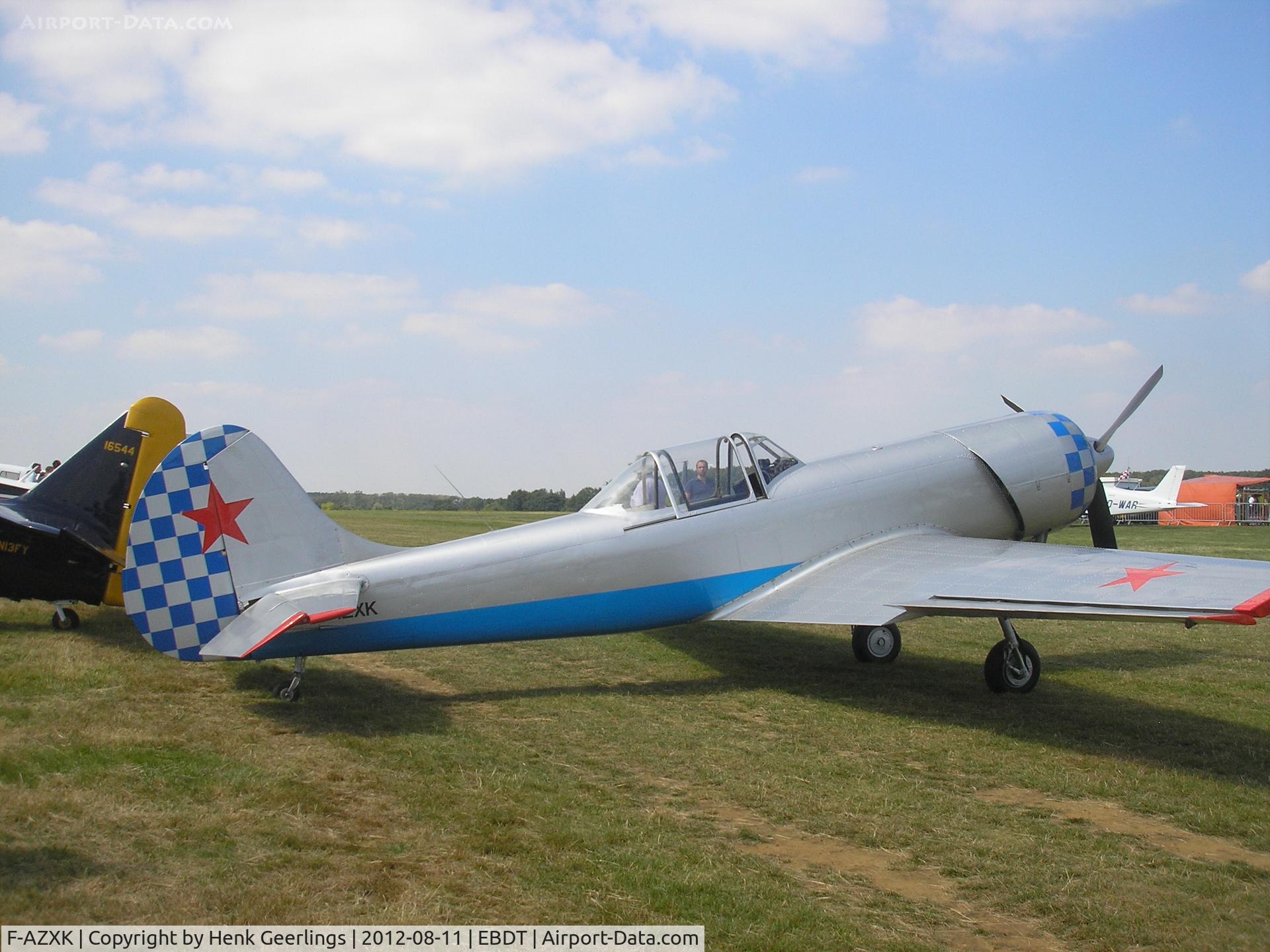 F-AZXK, 1986 Yakovlev Yak-50 C/N 863211, Schaffen Diest Fly In