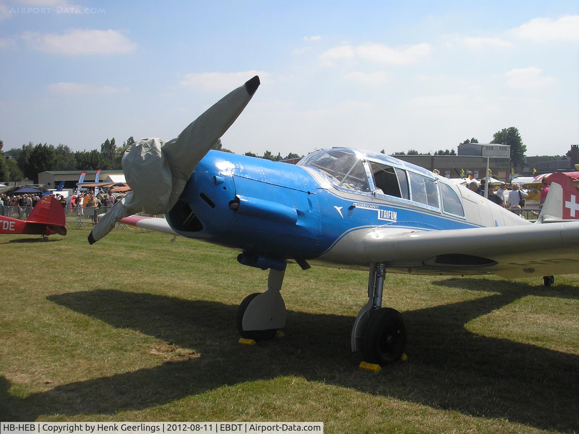 HB-HEB, 1938 Messerschmitt Bf-108B-1 Taifun C/N 1988, Schaffen Diest Fly In