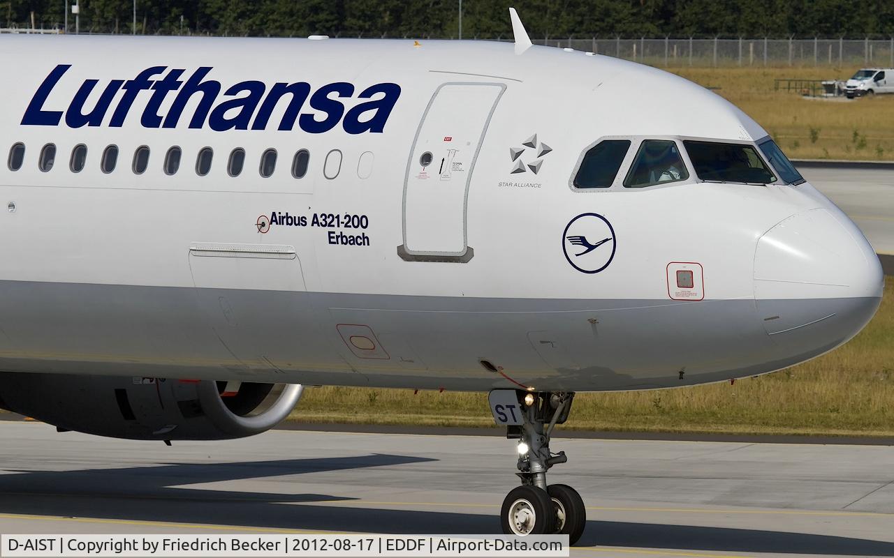 D-AIST, 2009 Airbus A321-231 C/N 4005, taxying to the gate