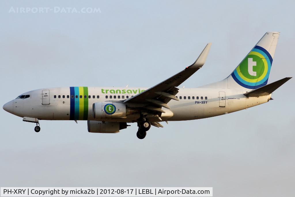 PH-XRY, 2003 Boeing 737-7K2 C/N 33463, Landing in 25R