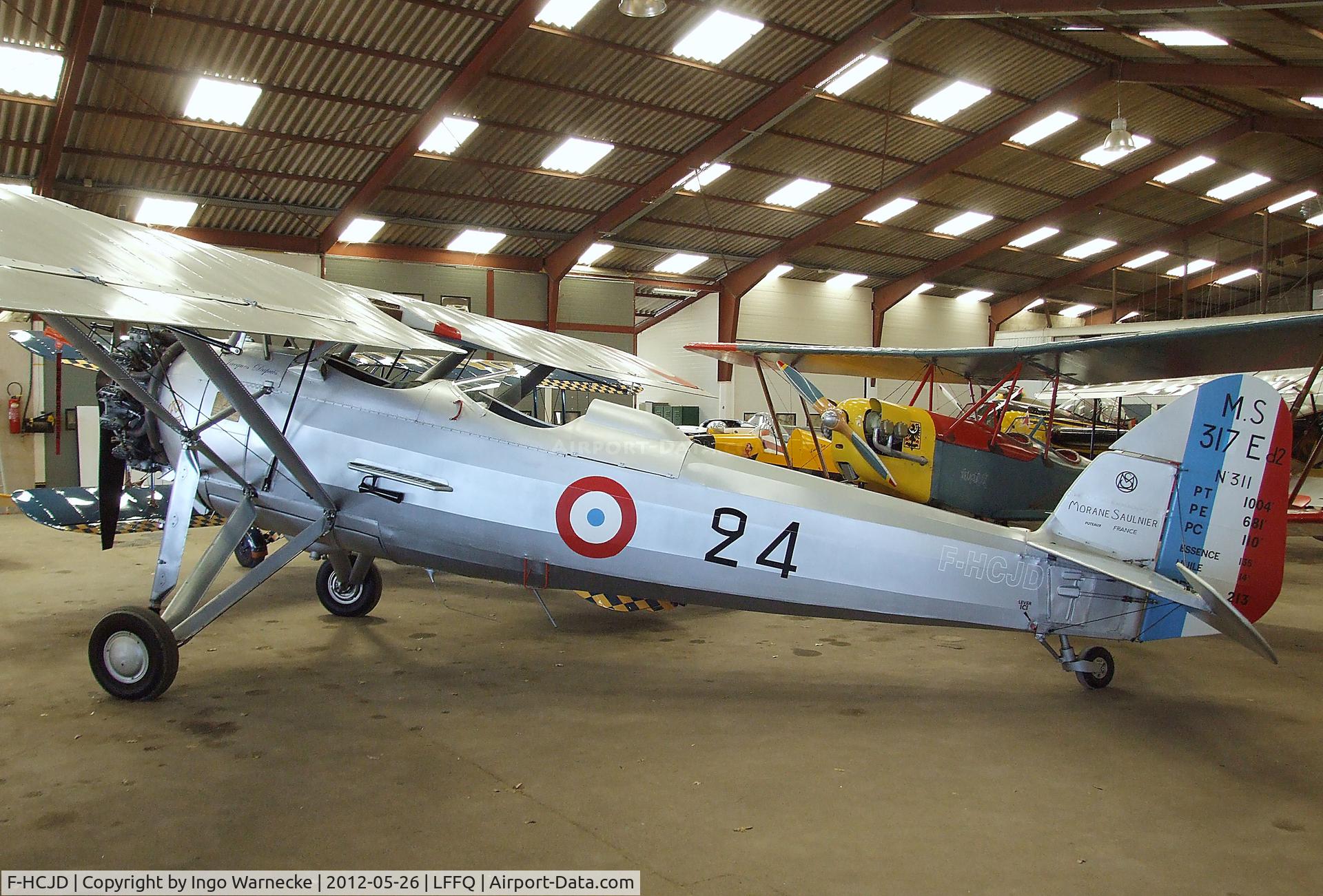F-HCJD, Morane-Saulnier MS.317 C/N 311, Morane-Saulnier MS.317 at the Meeting Aerien 2012, La-Ferte-Alais
