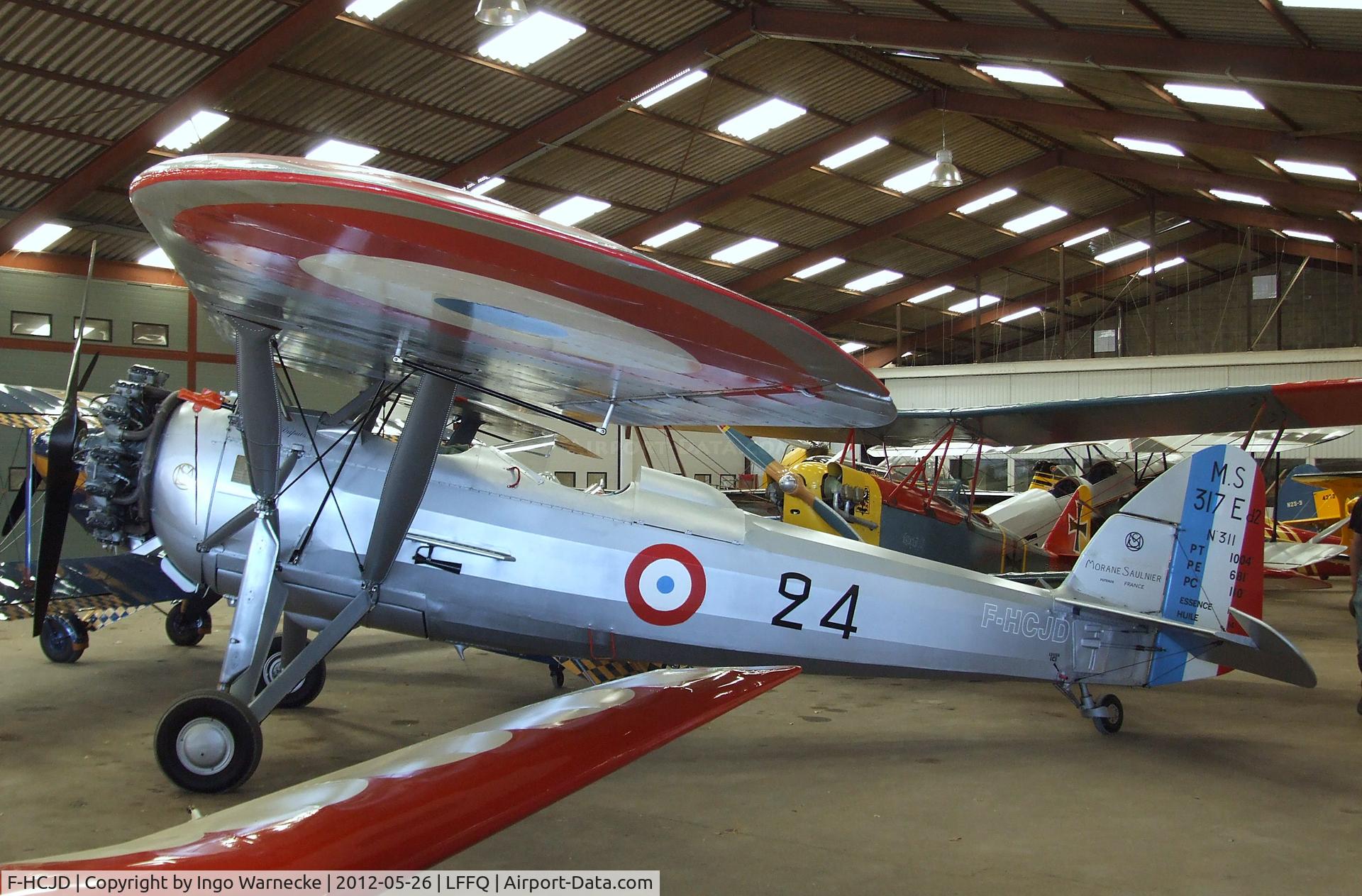 F-HCJD, Morane-Saulnier MS.317 C/N 311, Morane-Saulnier MS.317 at the Meeting Aerien 2012, La-Ferte-Alais