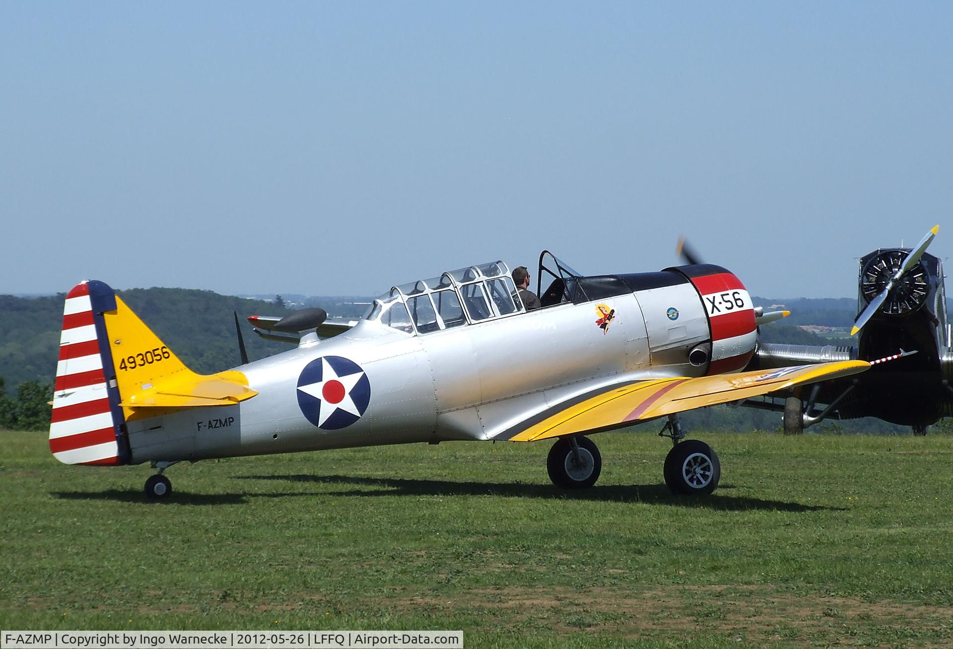 F-AZMP, North American T-6G Texan C/N 168-160, North American T-6G Texan at the Meeting Aerien 2012, La-Ferte-Alais