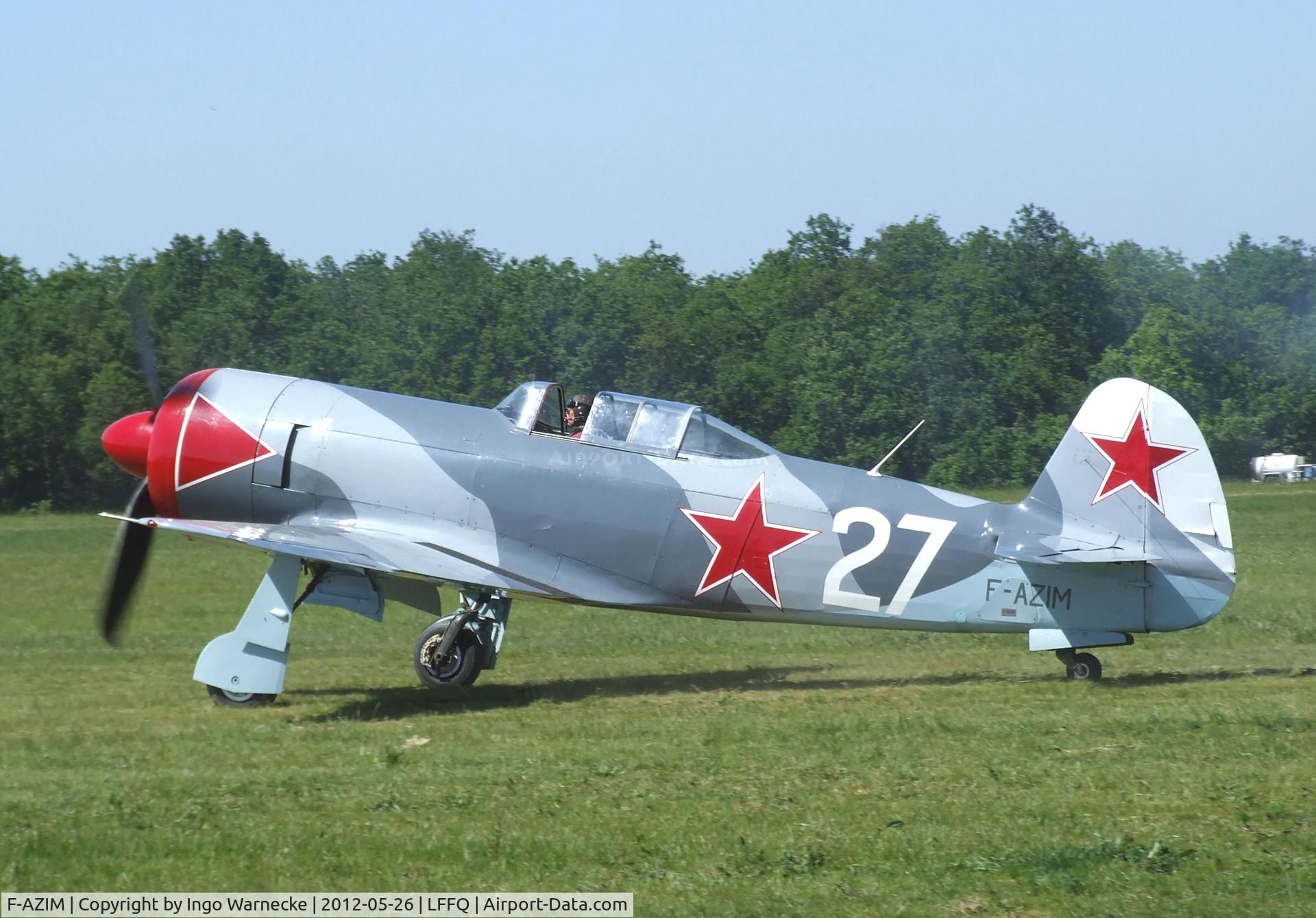 F-AZIM, Yakovlev Yak-3UTI-PW C/N 9/04623, Yakovlev Yak-3UTI-PW at the Meeting Aerien 2012, La-Ferte-Alais