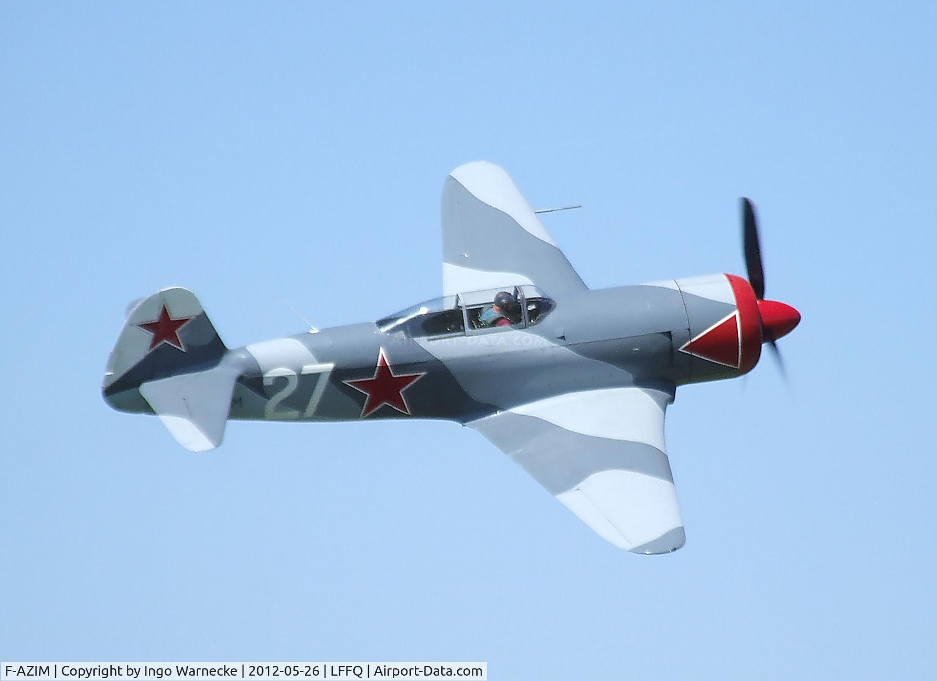 F-AZIM, Yakovlev Yak-3UTI-PW C/N 9/04623, Yakovlev Yak-3UTI-PW at the Meeting Aerien 2012, La-Ferte-Alais