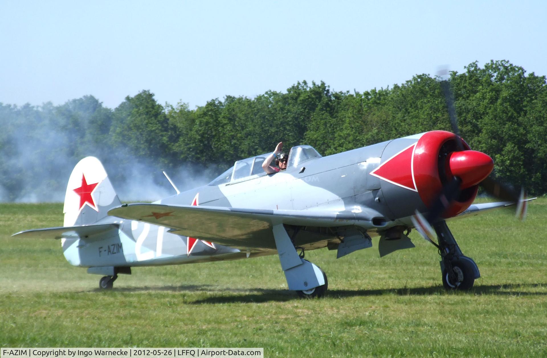 F-AZIM, Yakovlev Yak-3UTI-PW C/N 9/04623, Yakovlev Yak-3UTI-PW at the Meeting Aerien 2012, La-Ferte-Alais