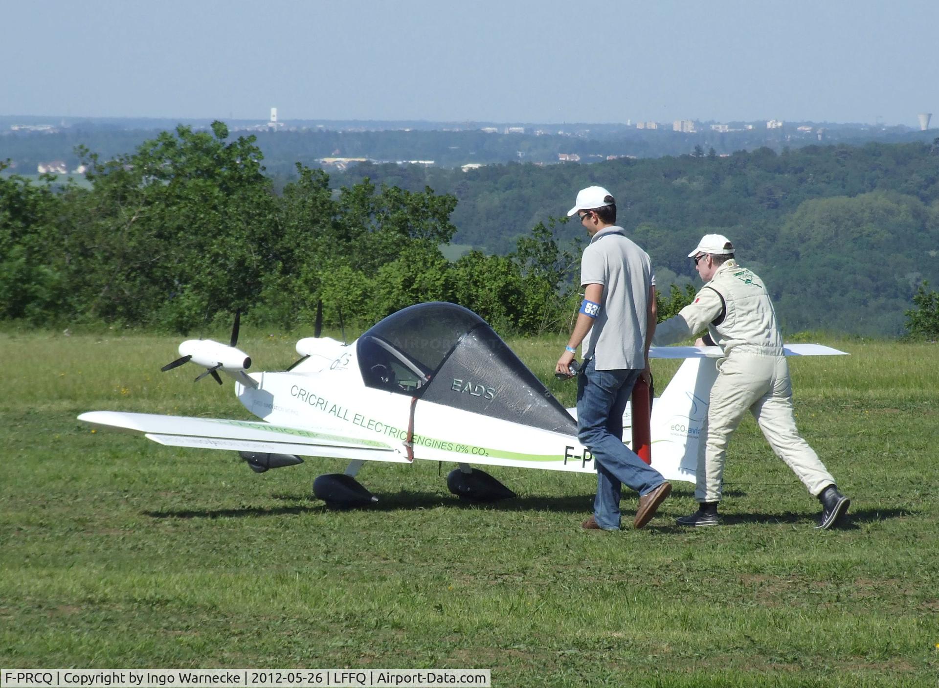 F-PRCQ, Colomban MC-15 Cri-Cri (Cricket) C/N 171, Colomban MC.15 CriCri with 4 electric motors at the Meeting Aerien 2012, La-Ferte-Alais