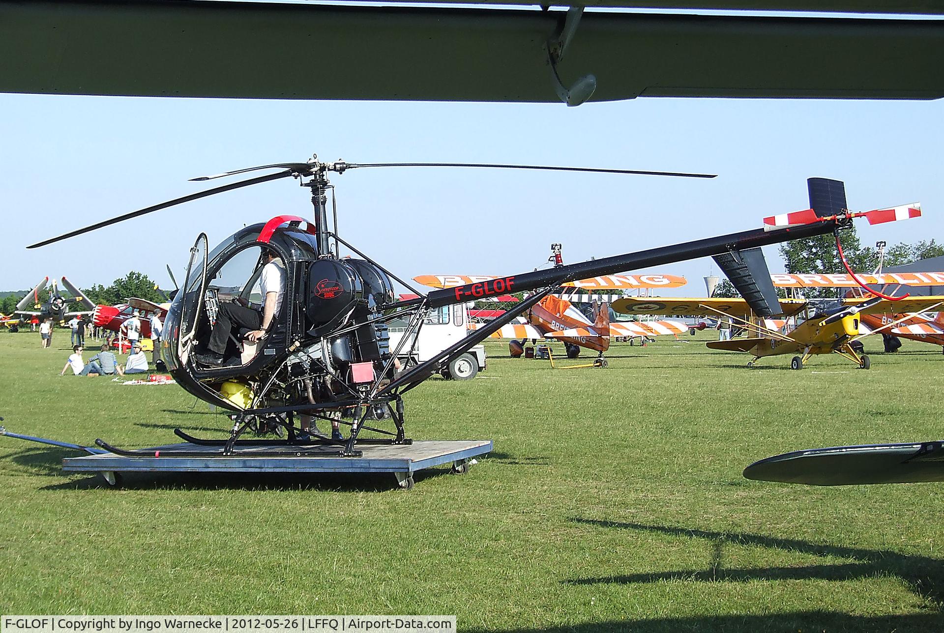 F-GLOF, Schweizer 269C C/N S-1588, Schweizer 269C at the Meeting Aerien 2012, La-Ferte-Alais