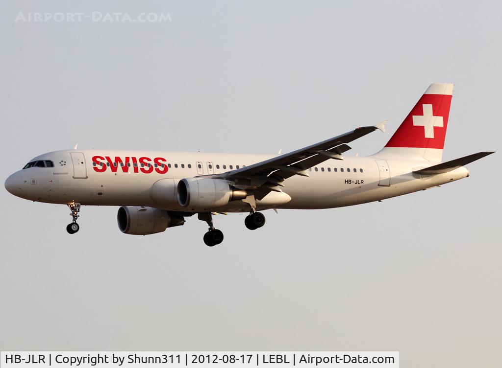 HB-JLR, 2012 Airbus A320-214 C/N 5037, Landing rwy 25R with new titles...