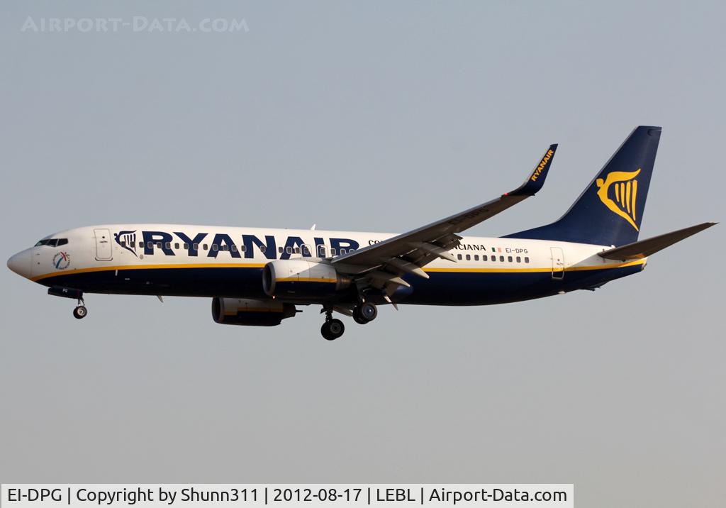 EI-DPG, 2007 Boeing 737-8AS C/N 33607, Landing rwy 25R