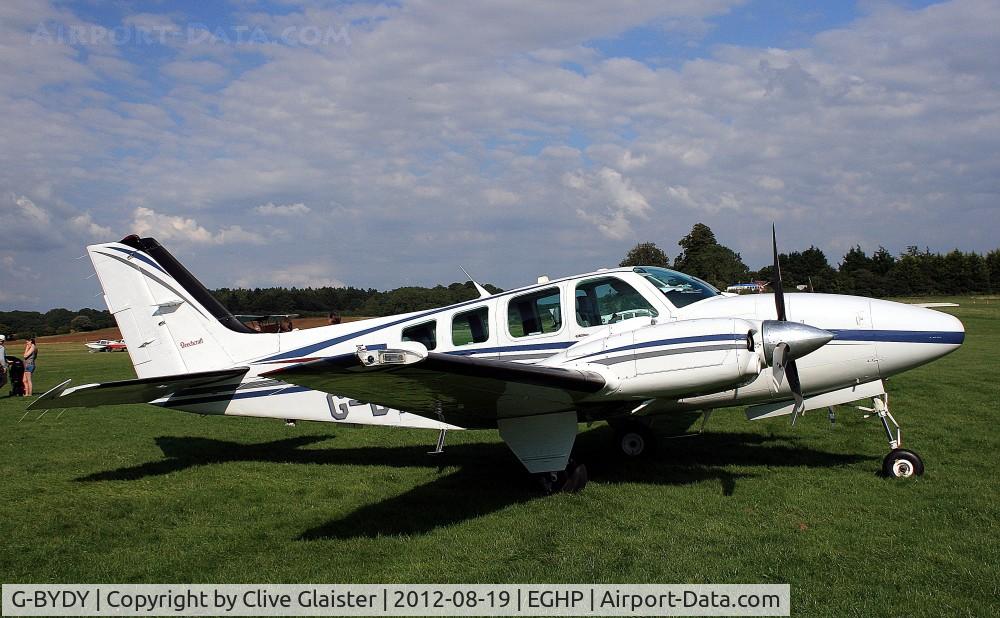 G-BYDY, 1998 Raytheon 58 Baron C/N TH-1852, Ex: C-GBWF > G-BYDY - Originally in private hands in November 1998 and currently with, Pilot Services Flying Group Ltd since October 2007.