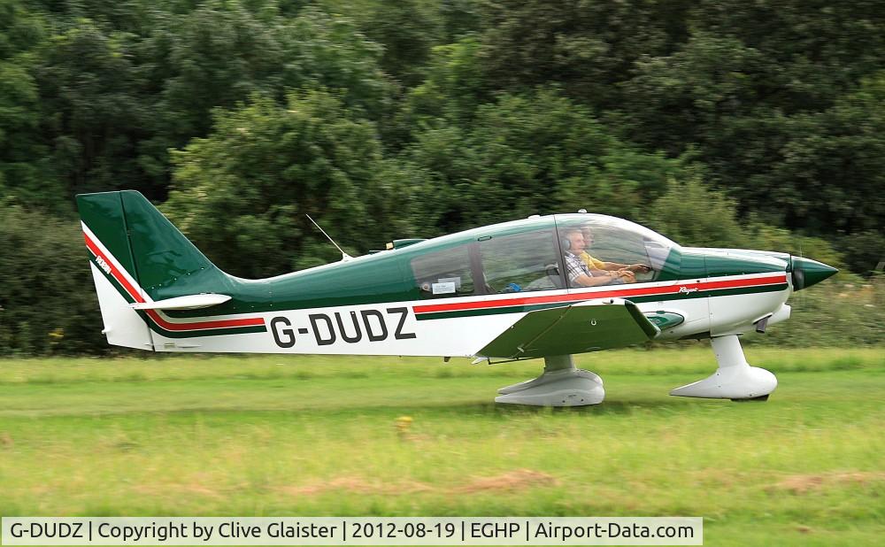 G-DUDZ, 1997 Robin DR-400-180 Regent Regent C/N 2367, Ex: G-BXNK > G-DUDZ - Originally owned to, Mistral Aviation Ltd in October 1997 as G-BXNK and currently in private hands since December 1997 as G-DUDZ.