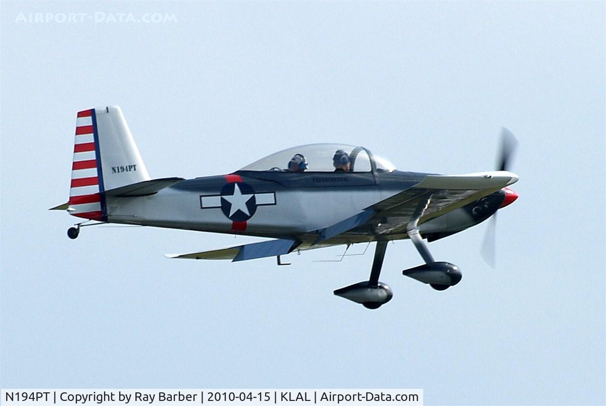 N194PT, 2005 Vans RV-8 C/N 81717, About to land.