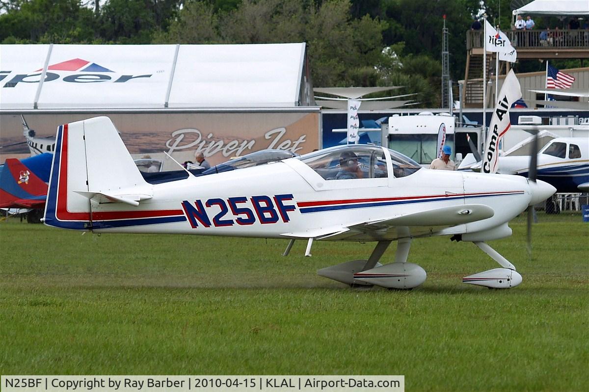 N25BF, 1999 Vans RV-6A C/N 24351, Taxiing to parking area.