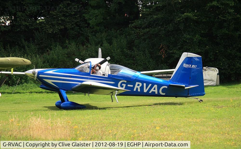 G-RVAC, 2005 Vans RV-7 C/N PFA 323-14445, Originally owned to and currently in private hands since September 2005.