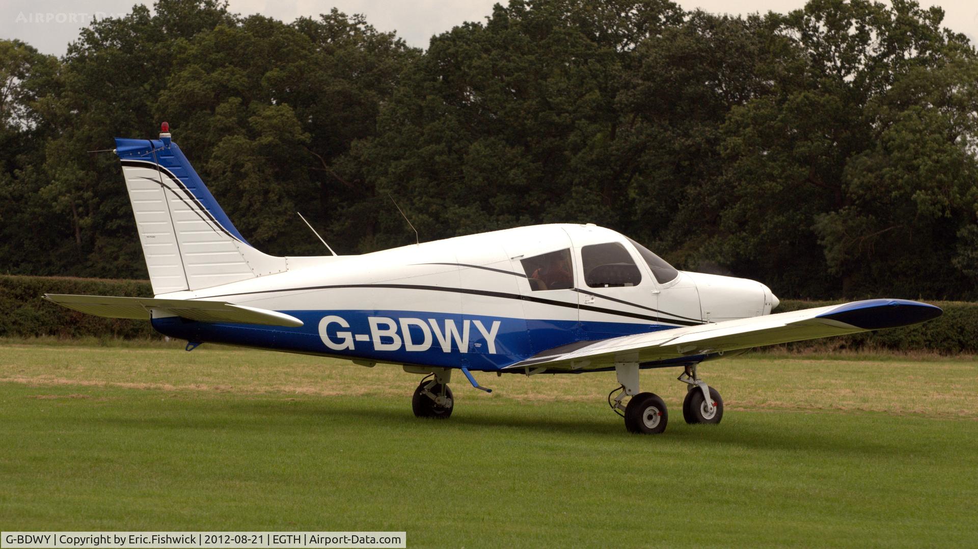 G-BDWY, 1972 Piper PA-28-140 Cherokee Cruiser C/N 28-7225378, 2. G-BDWY at Shuttleworth (Old Warden) Aerodrome.