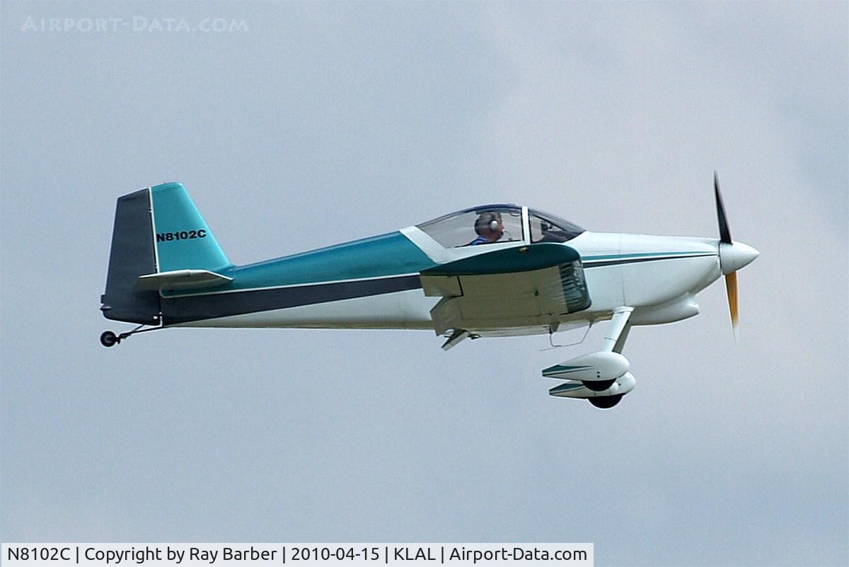 N8102C, 1995 Vans RV-6 C/N 22711, About to land.