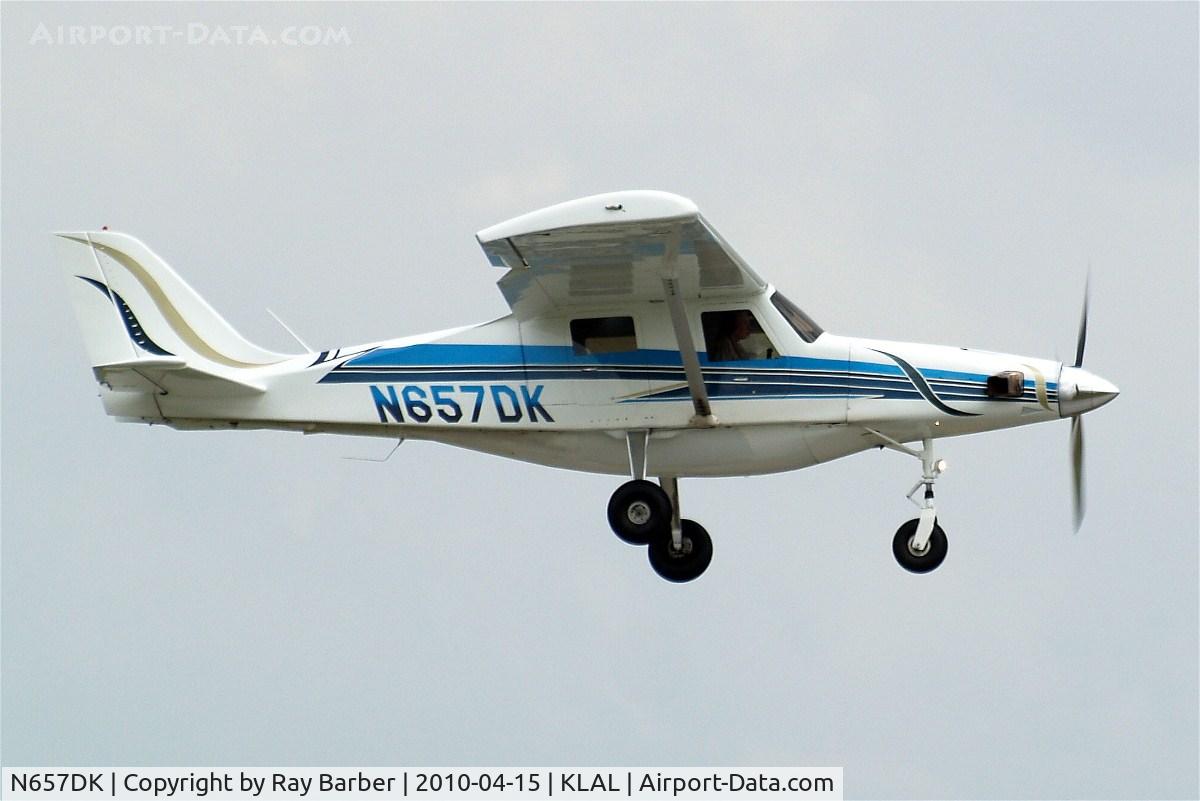 N657DK, 1999 Aerocomp Comp Air 10 C/N 038, Aerocomp Comp Air 10 [038] Lakeland-Linder~N 15/04/2010. On approach.