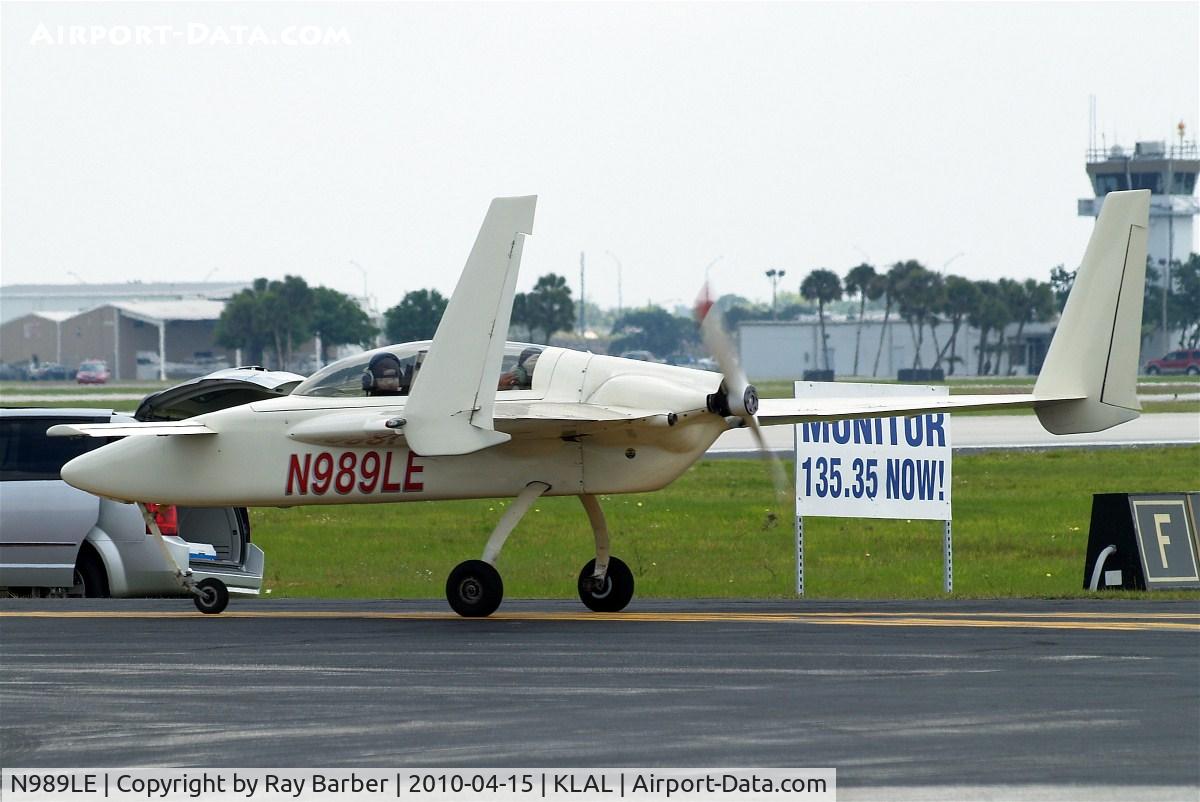 N989LE, 1989 Rutan Long-EZ C/N 1989-LE-1, Sun & Fun 2010.